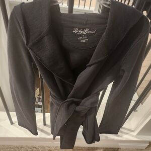 Lucky Brand Black Wrap Sweater